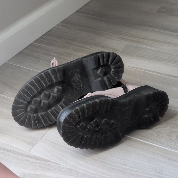 Dr. Martens Light Pink Combat Boots - Picture 6 of 10